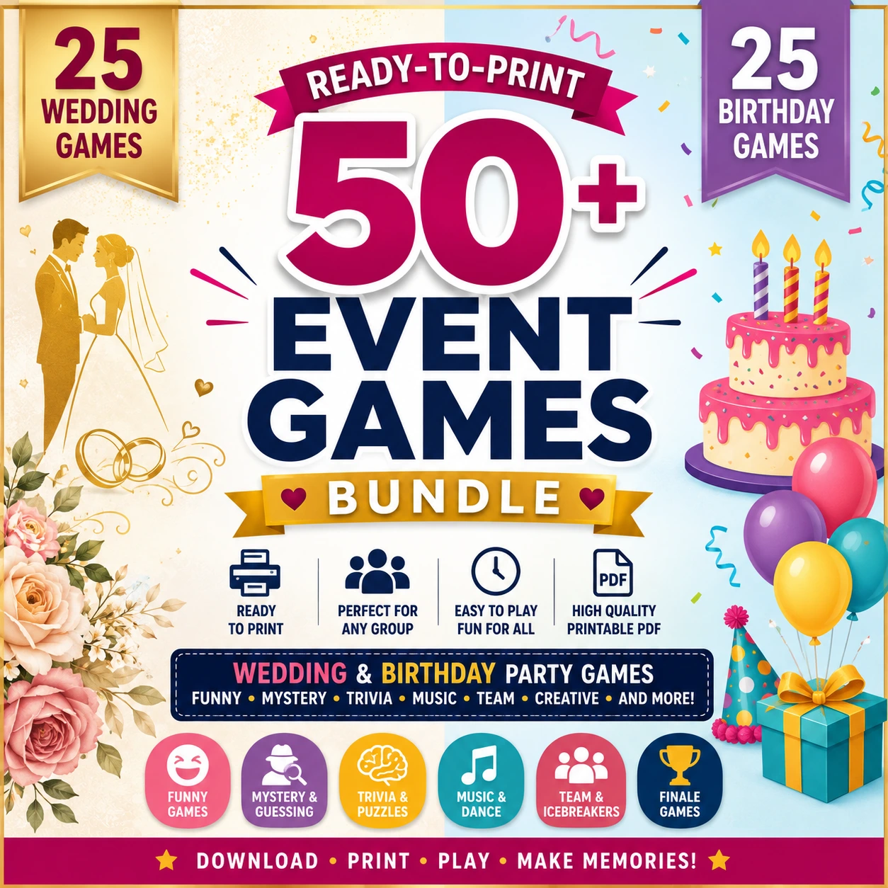 50 Party Games Bundle Preview